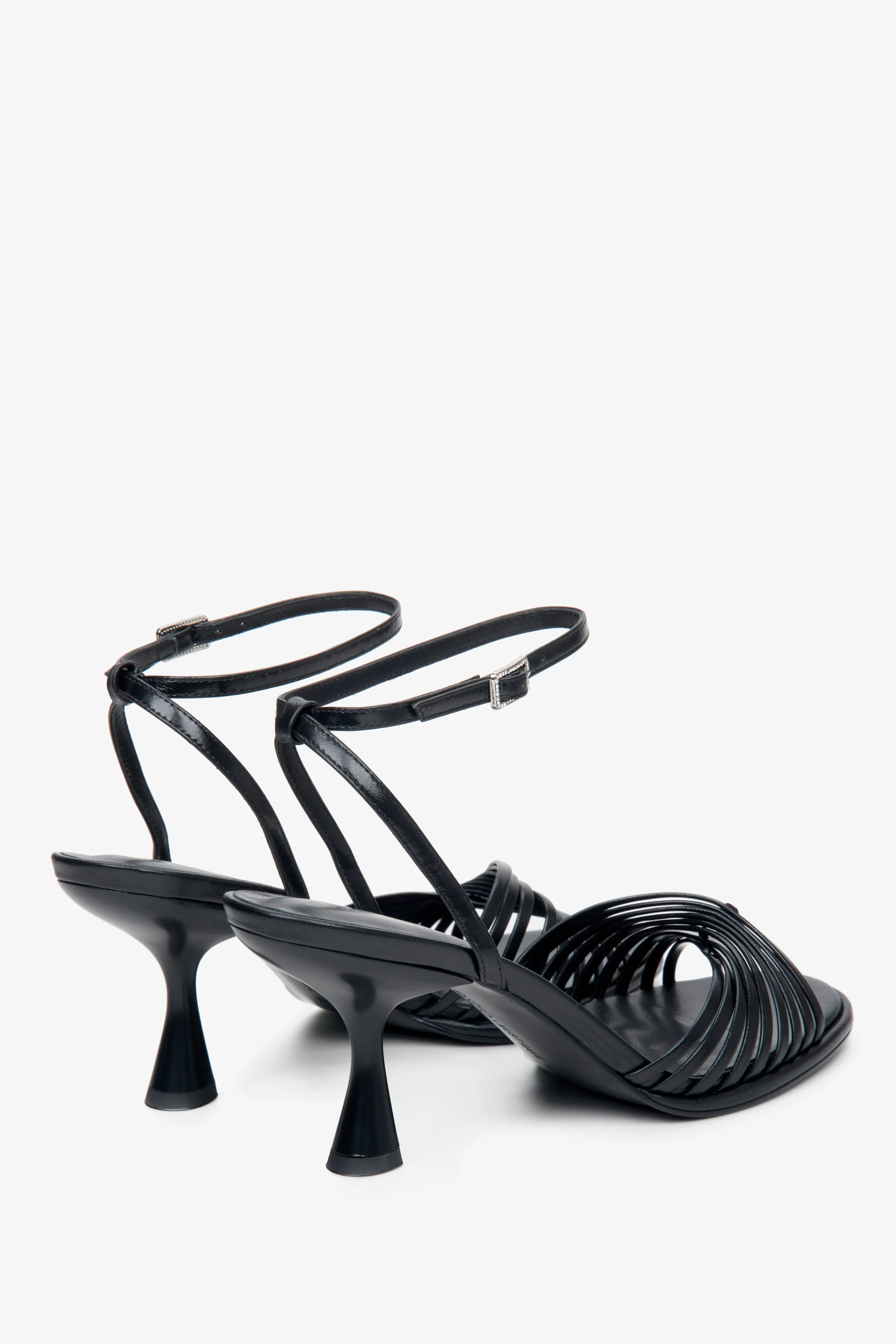 Czarne sandały damskie na obcasie kielichowym Estro X MustHave ER00114247 - Image 5