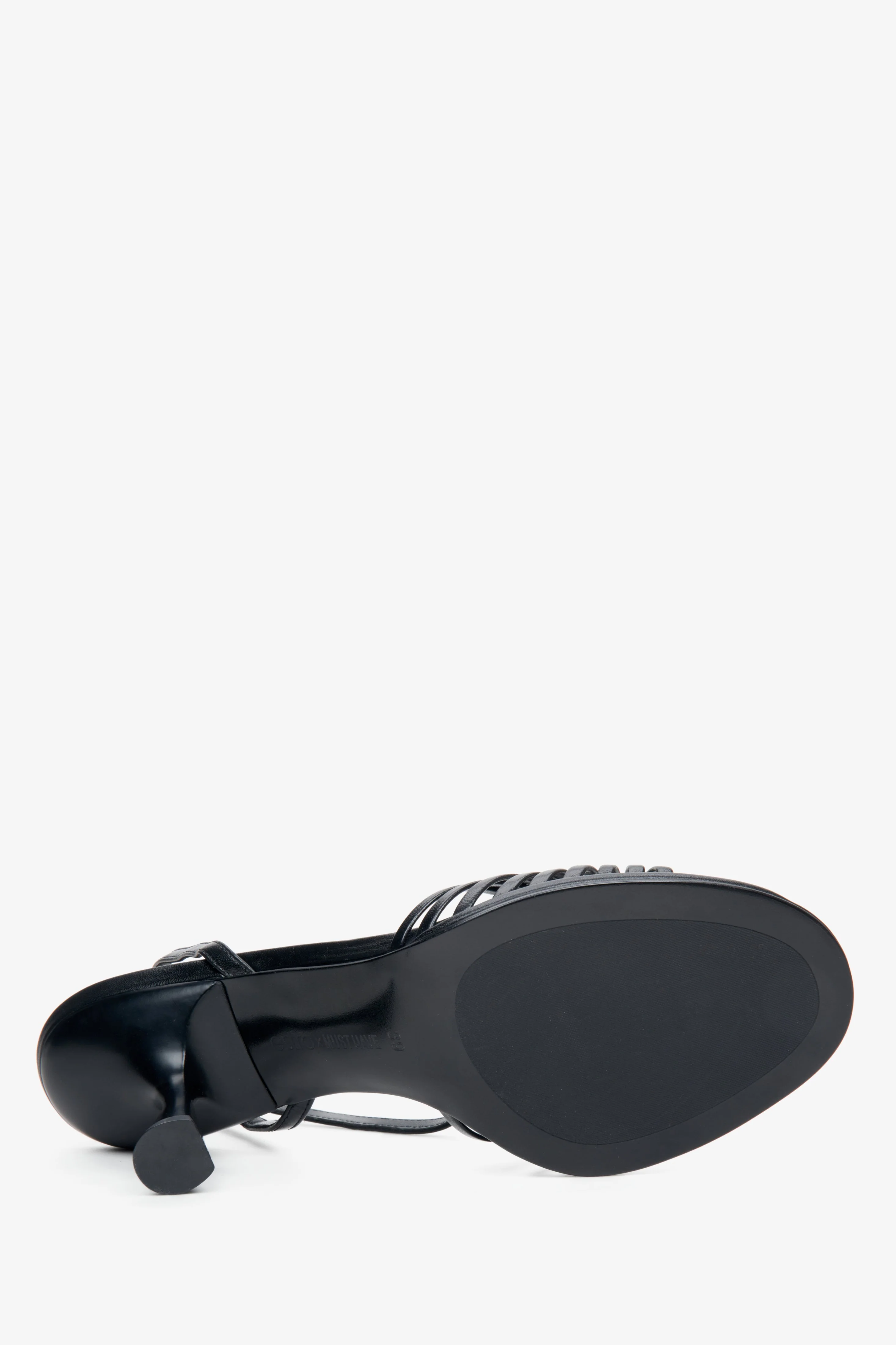Czarne sandały damskie na obcasie kielichowym Estro X MustHave ER00114247 - Image 8